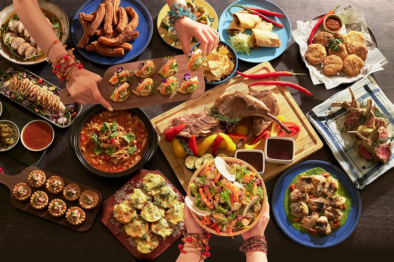 JR東日本大飯店台北「Brilliant 鉑麗安全日餐廳」迎冬推出全新「美墨料理主題自助餐」。（圖／飯店旅宿業者提供）