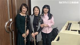 鋼琴演奏家野畑さおり、二胡演奏家李佳穎、二胡演奏家內藤光代（由上至下）（圖／台南市民族管絃樂團提供）