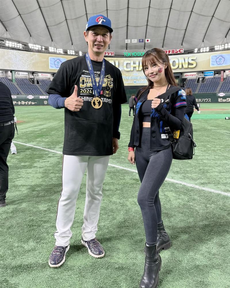 林倪安被爆當高志綱小三，昔以「非眷屬」進入東京巨蛋黑底曝光，吸引網友瘋狂朝聖。（圖／翻攝自IG @nianlin）