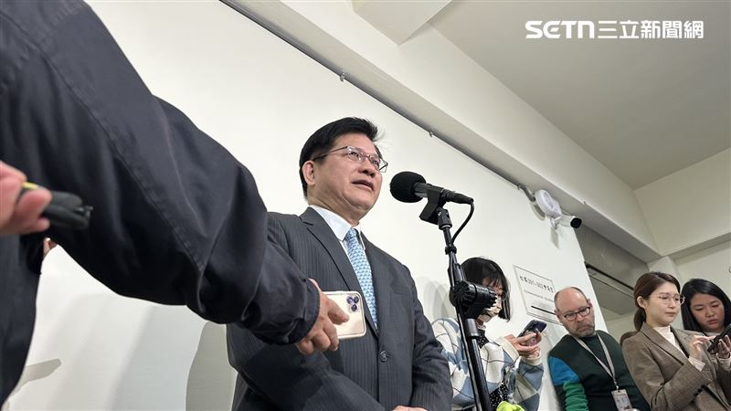 林佳龍回應川普簽署《台灣保證實施法案》。（圖／記者詹宜庭攝影）