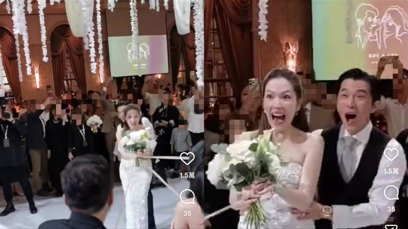 搶許瑋甯捧花 邱澤1舉動:怕老婆被抽走