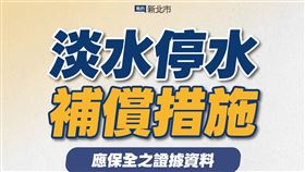 淡水停水補償出爐（圖／新北市府提供）