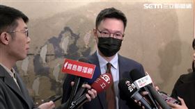 林飛帆接受媒體聯訪，直言九二共識背後就是一個中國，隱含的就是一國兩制（圖／翻攝畫面）