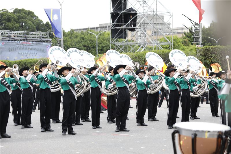 2025台灣遠征──吹響友誼，舞動青春，東京農業大學第二高等學校吹奏樂部。（圖／文化總會提供）