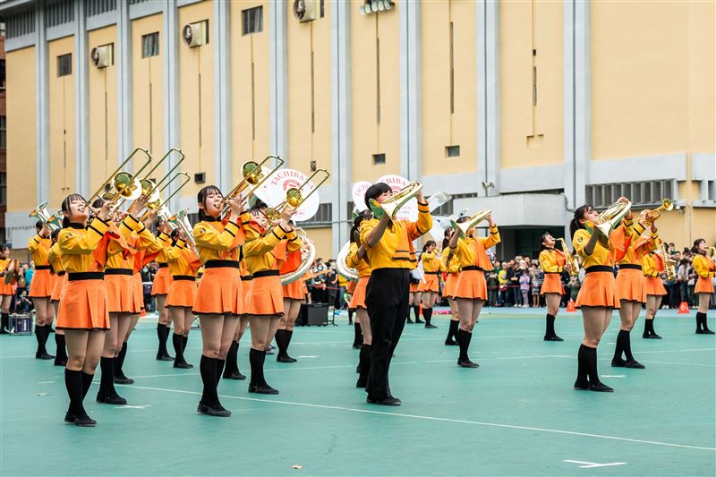 2025台灣遠征──吹響友誼，舞動青春，京都橘高校吹奏樂部。（圖／文化總會提供）