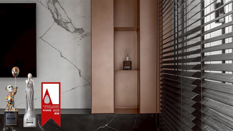 榮獲國際設計三大獎項，憑藉精準的設計語言與細膩的美學，為高端客戶量身打造「可居、可賞、可傳承」的豪宅藝術作品。（圖／特利空間設計提供）