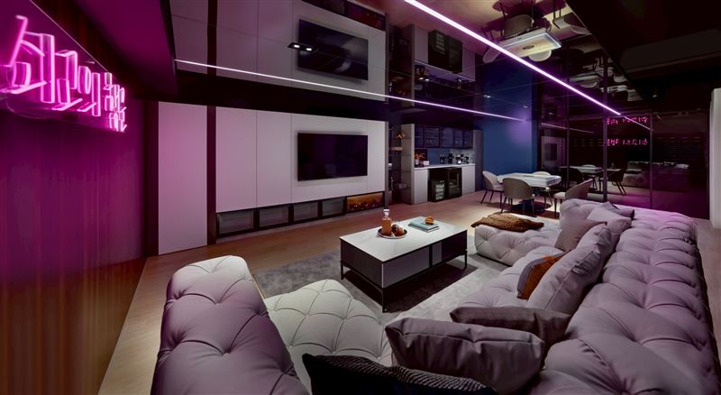 最棒的幸運，透過光影、材質與構成創造情緒場域。（圖／特利空間設計提供）