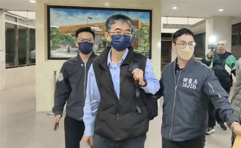 世曦工程港灣工程部經理陳建中同樣無保請回。（圖／翻攝畫面）