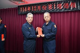 中市警局第六分局績效評比優獲表揚