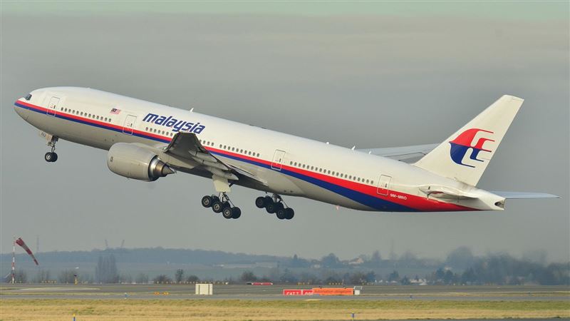 圖為MH370失事飛機。翻攝自維基百科
