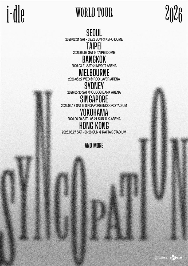 I-DLE今公布最新世界巡迴行程。（圖／翻攝自臉書）