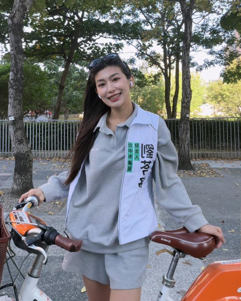 民眾黨台中市黨部發言人劉芩妤，宣布參選台中西屯區議員。（圖／翻攝畫面）