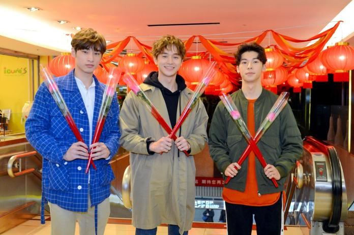 章廣辰和張軒睿、許光漢因《我的男孩》成好友。（圖／八大提供）