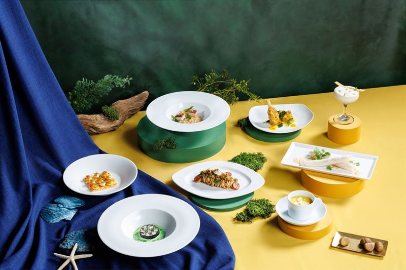 透過「山、海、田」三大主題，萬味奇遇台灣篇打造出「從土地到餐桌」的味覺旅程。（圖／飯店旅宿業者提供）