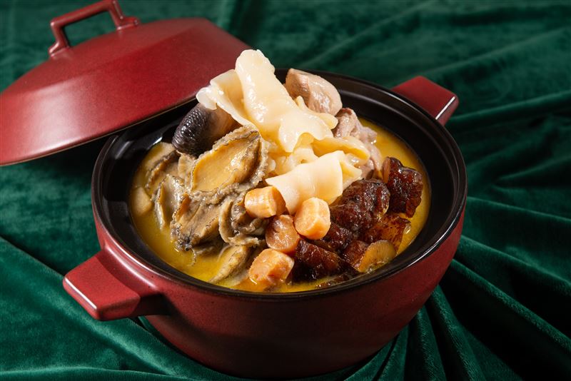 林口亞昕福朋喜來登酒店－富貴金湯佛跳牆。（圖／飯店旅宿業者提供）