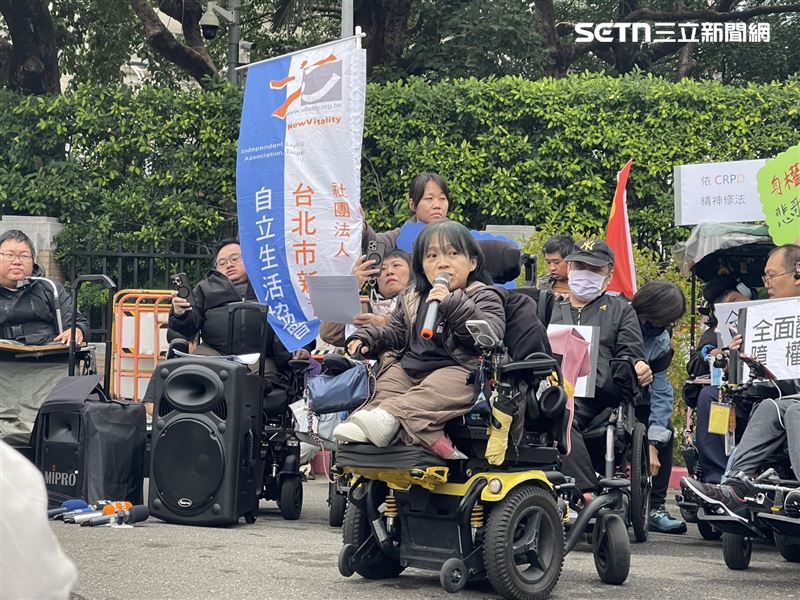 林君潔強調《身心障礙者權利保障法》必須儘速修法。（圖／記者蔣季容攝影）