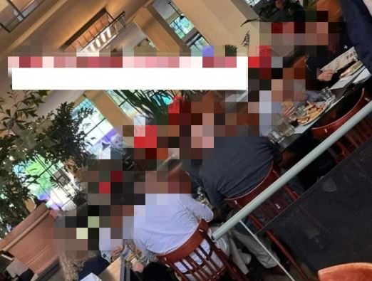 台密訪荷蘭遭跟拍流出。（圖／翻攝自靠北長官2025社團）