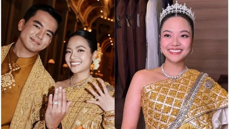 28歲柬埔寨公主嫁富二代！婚禮奢華排場曝