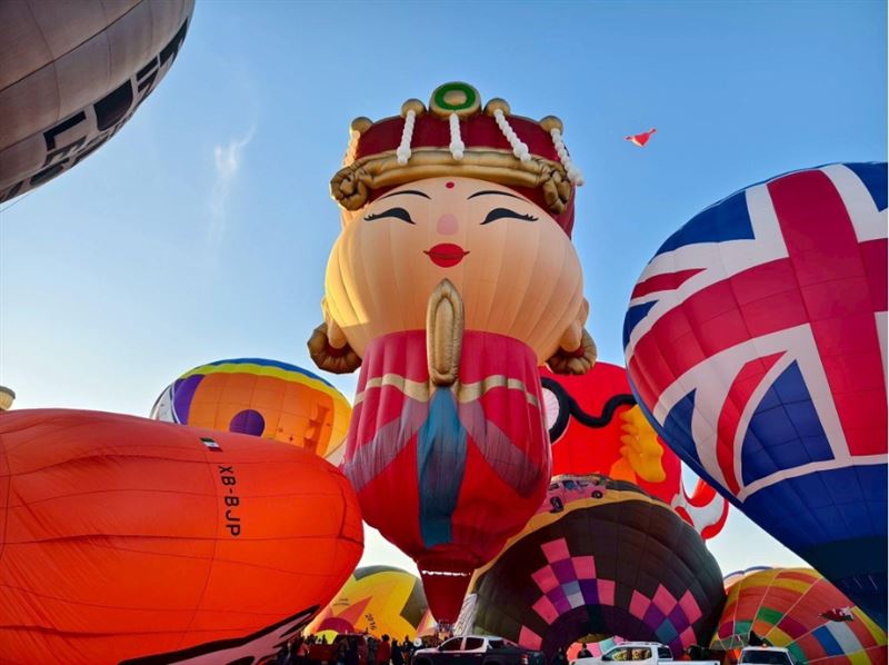 媽祖熱氣球。（圖／翻攝自臺灣國際熱氣球嘉年華粉絲專頁）