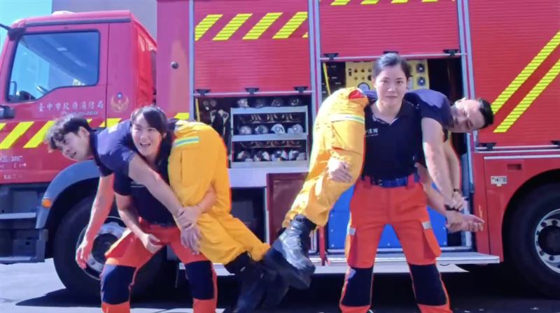 極限體能鋼鐵大賽　臺中消防選手以賽代訓