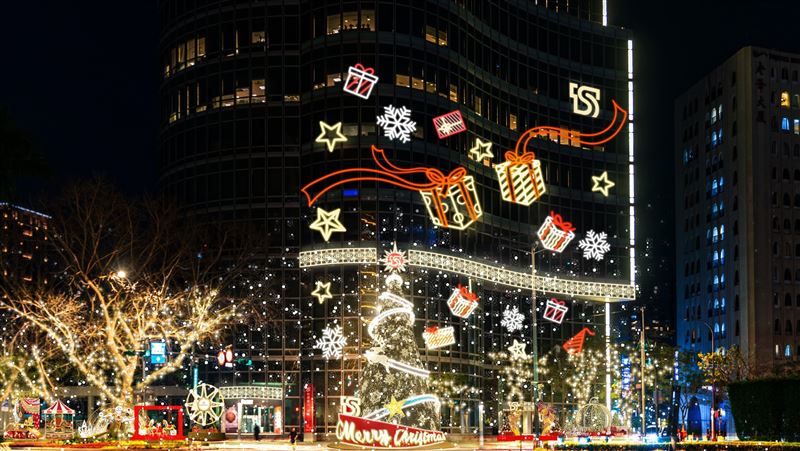 台新新光浪漫點燈！同步開跑聖誕優惠