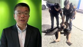 蔡其昌質疑：「台中惡男持槍闖游泳池 2度朝女童扣扳機，這驚悚的事件竟然可以封鎖消息兩個月？」(圖／蔡其昌立委辦公室提供、翻攝畫面)