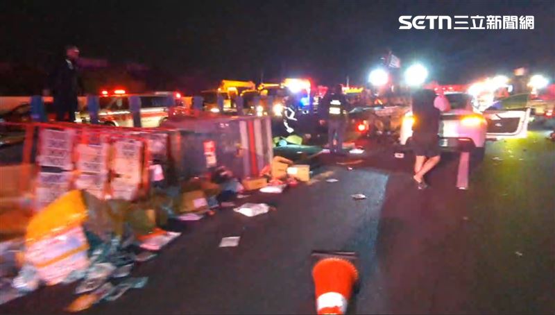 國一4車連撞10傷「他傷重滿臉血」畫面曝