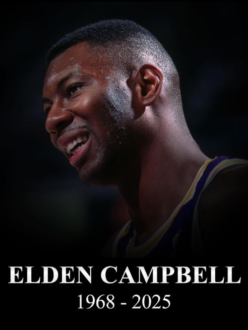 湖人前中鋒坎貝爾逝世，享年57歲。（圖／翻攝自IG @nbahistory）