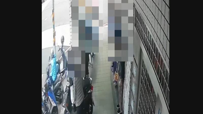 新北市三峽區永安街附近，發生學童遭隨機攻擊案件。（圖／翻攝畫面）
