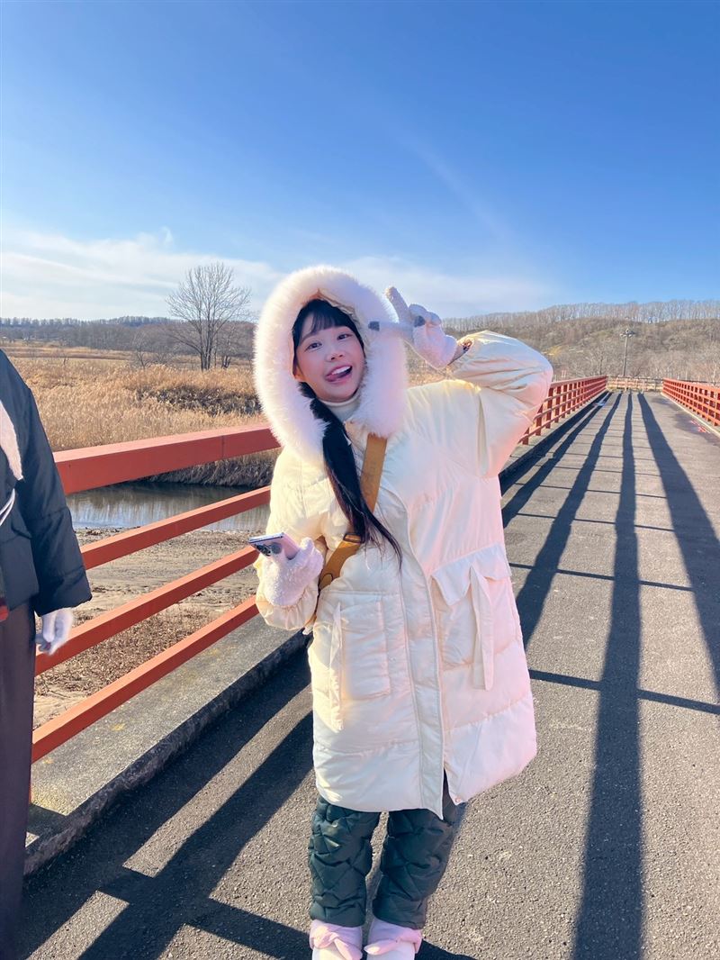 樂天女孩筠熹前往北海道，擔任日本觀光大使（圖／樂天桃猿提供）