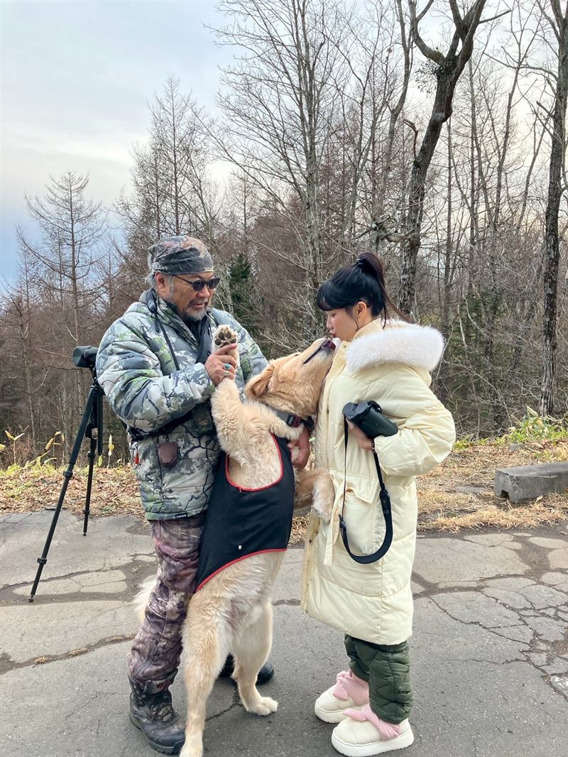 樂天女孩筠熹前往北海道（圖／樂天桃猿提供）