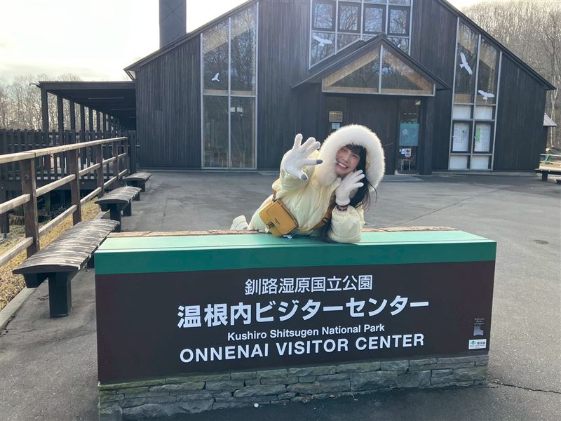 樂天女孩筠熹前往北海道（圖／樂天桃猿提供）