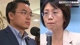 藍委翁曉玲、洪孟楷分別提出「貪污5萬不罰、增鞭刑」，引發討論。（合成圖／資料照）