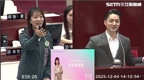 議員張文潔質詢。（圖／翻攝畫面）