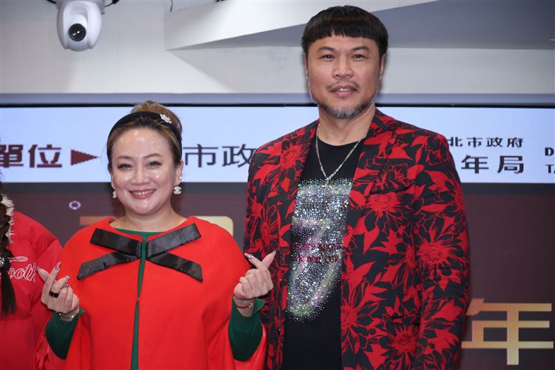 秀琴跟陳致遠出席活動。（圖／記者鄭孟晃攝影）