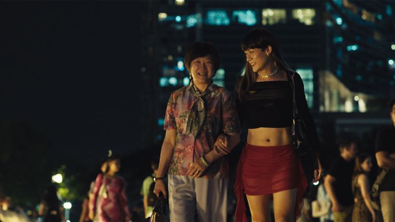 許瑞奇（右）與「國民媽媽」洪慧芳在《好孩子》共同演繹一段揪心又溫暖的母子情。（圖／甲上娛樂提供）