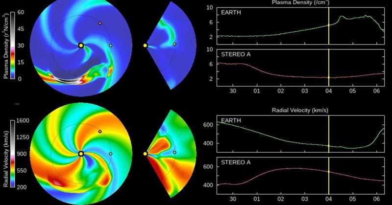 中央氣象署示警G3「地球磁暴」。（圖／翻攝自中央氣象署）