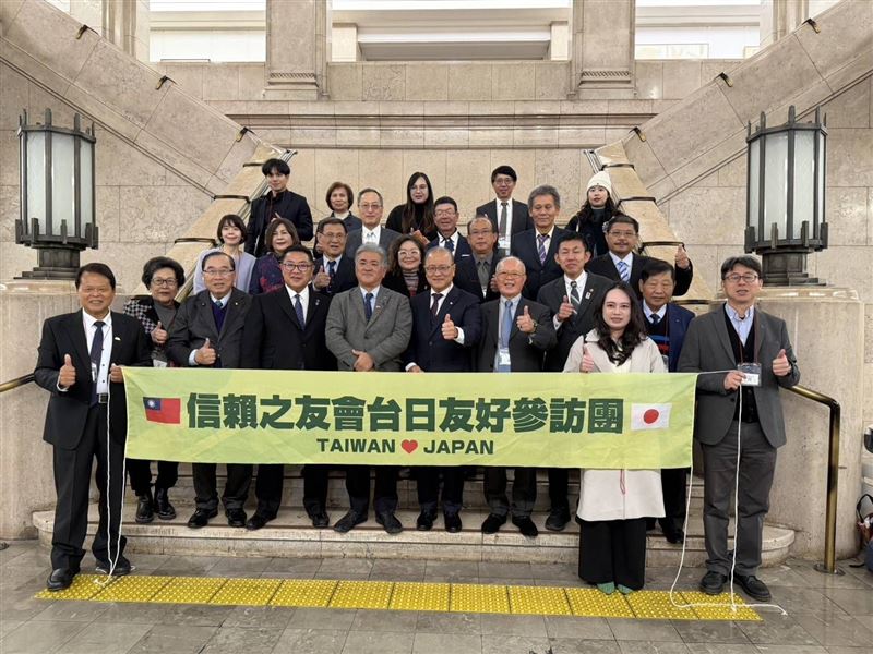 「信賴台灣之友會」自發率團赴日交流，並拜會日本政要。（圖／信賴台灣之友會提供）