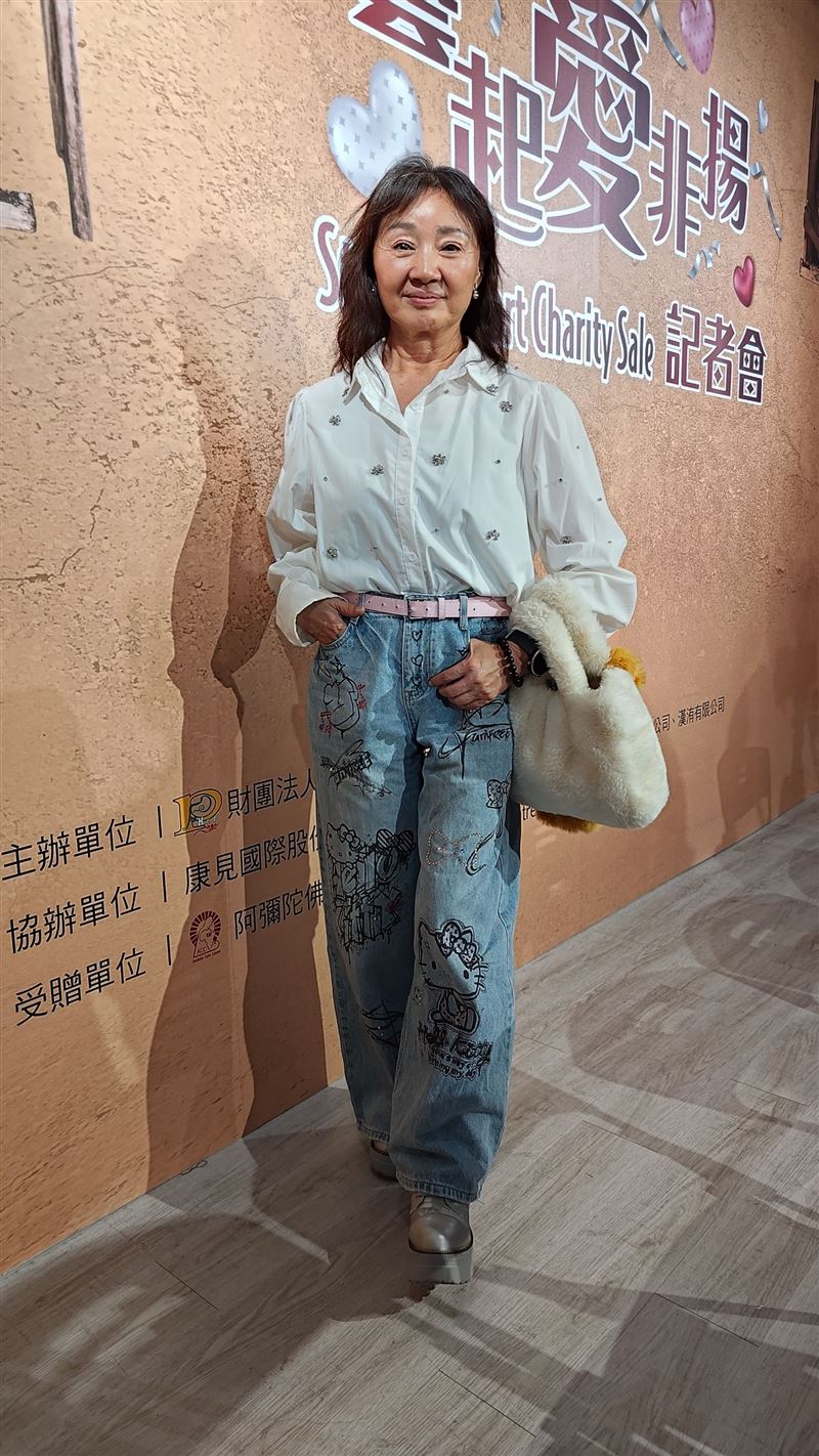 鮑正芳今天出席公益活動。（圖／記者鍾智凱攝影）