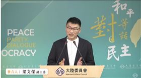 陸委會副主委梁文傑。（圖／翻攝畫面）