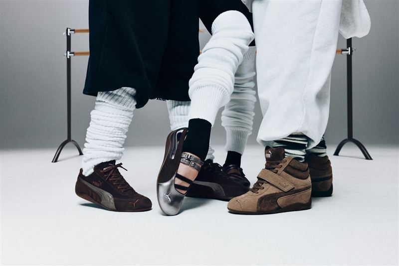 PUMA全新SPEEDCAT LUX系列，以「巧克力棕&nbsp;&times;&nbsp;金屬銀」打造2025年最時髦收尾。（圖／品牌業者提供）