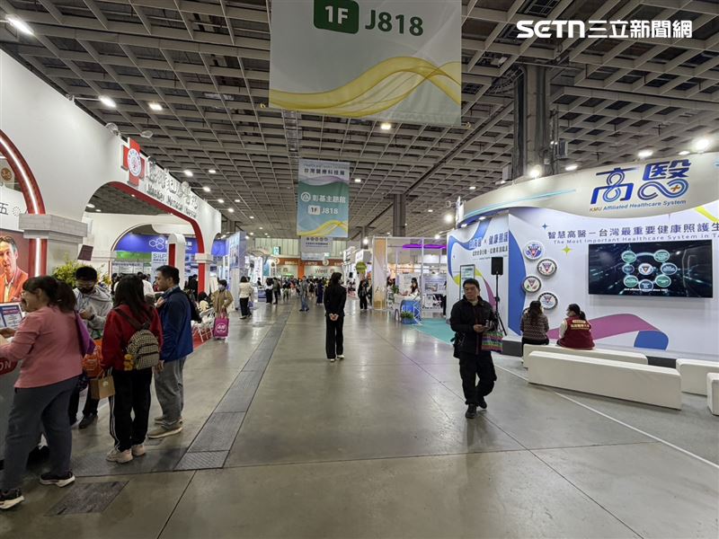 第九屆台灣醫療科技展今起一連4天在南港展覽館登場。(圖/記者簡浩正攝影)