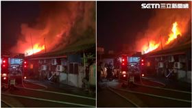 阿讚爌肉飯,倉庫,火警,大火,彰化,溪湖鎮,火勢（圖／翻攝畫面）