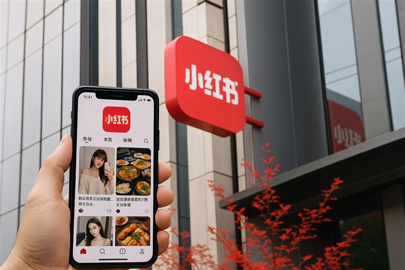 小紅書傳出內政部頒布遭禁1年。（圖／AI示意圖）