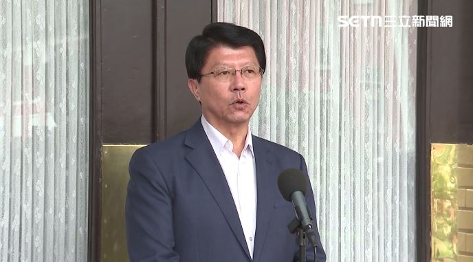 謝龍介在立法院接受媒體聯訪（圖／翻攝畫面）