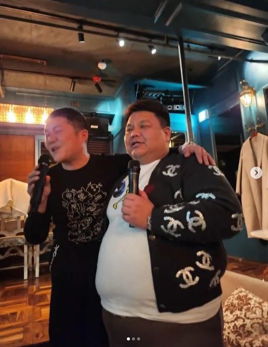 曹世鎬（左）被傳出「勾結黑幫」爭議。（圖／翻攝自IG @exorcist_poy）
