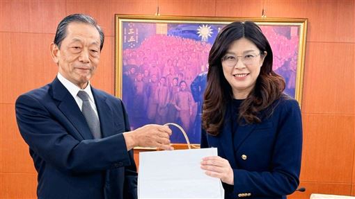 會見隅修三　鄭麗文：與日本長年密切互動