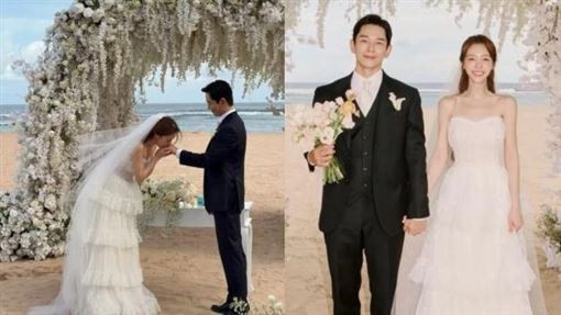 溫朱莞峇里島秘婚　珉娥絕美婚紗照曝光