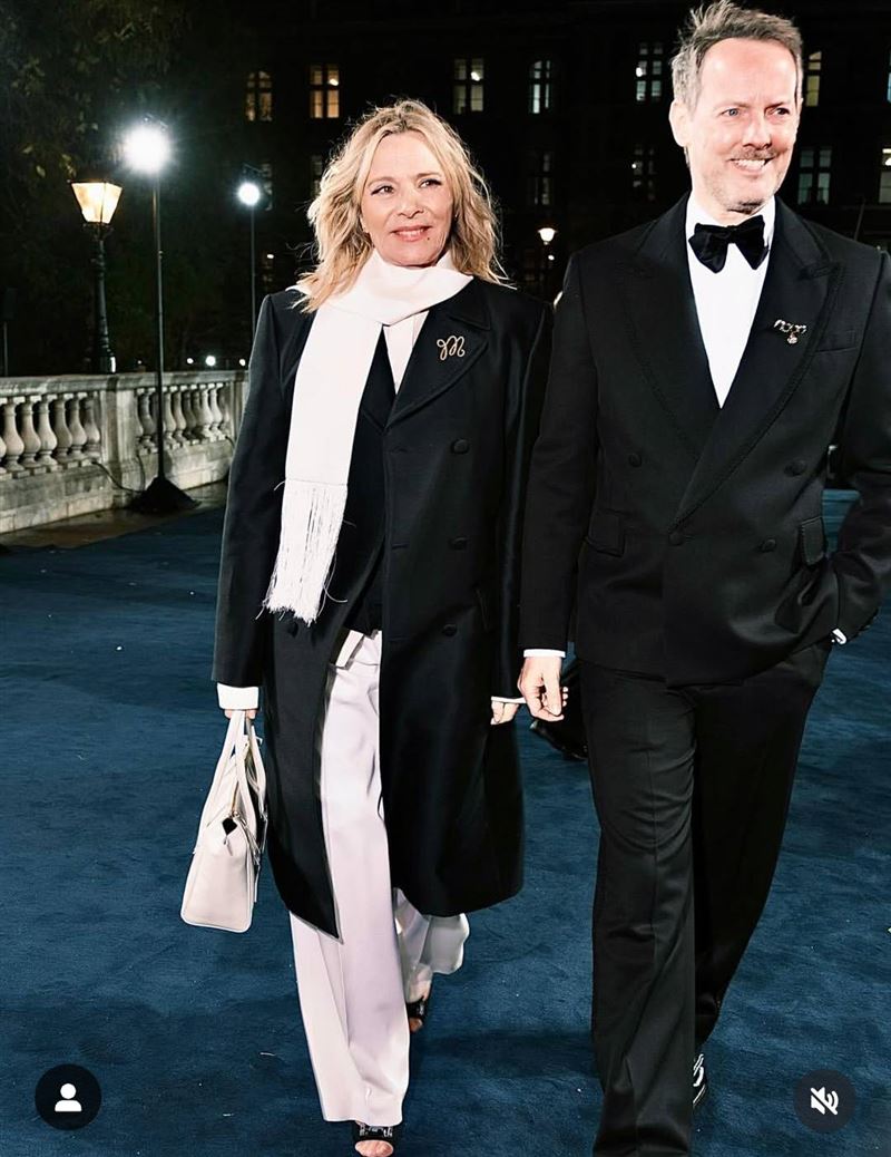 金凱特羅（左）低調完婚。（圖／翻攝自IG）