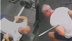 巴西一名55歲博物館館長蒙特內格羅到健身房運動，臥推時疑似手沒拿好槓鈴砸胸，起身沒幾秒就倒地，送醫搶救仍被宣告不治。（圖／翻攝自Instagram／francnews）